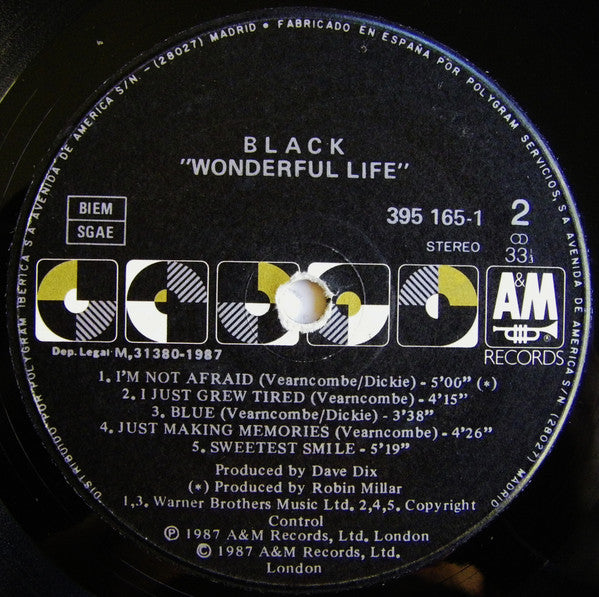 Black (2) : Wonderful Life (LP, Album)