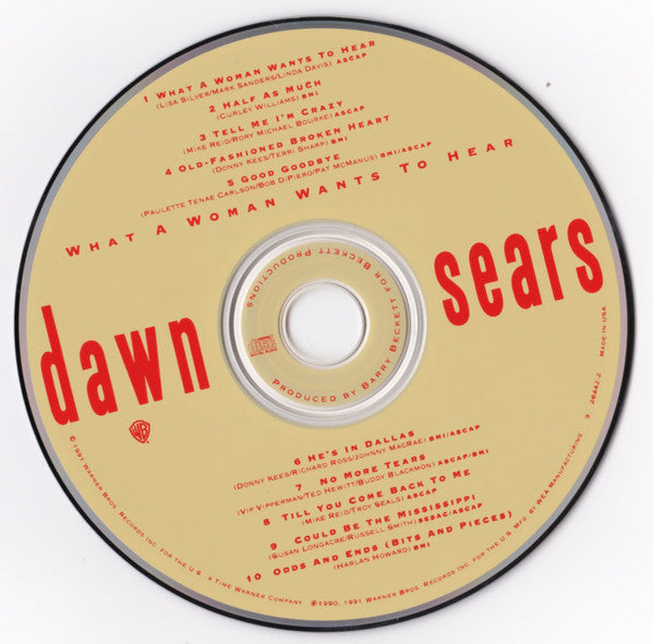 Dawn Sears - What A Woman Wants To Hear (CD, Album) - De Platen Aap – Vinylwinkel in Brielle & online webshop voor muziekliefhebbers