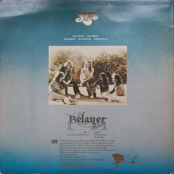 Yes : Relayer (LP, Album, Gat)