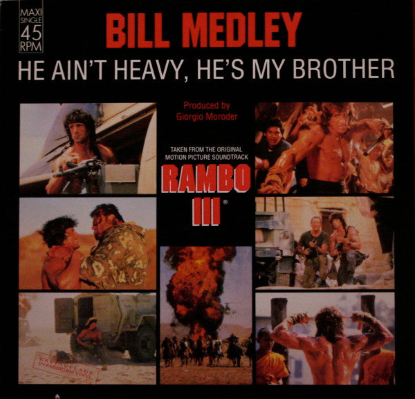 Bill Medley / Giorgio Moroder : He Ain't Heavy, He's My Brother / The Bridge (Instrumental Version) (12", Maxi, Gre)