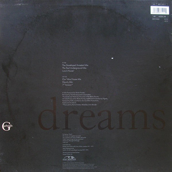 Gabrielle - Dreams (12") - De Platen Aap – Vinylwinkel in Brielle & online webshop voor muziekliefhebbers