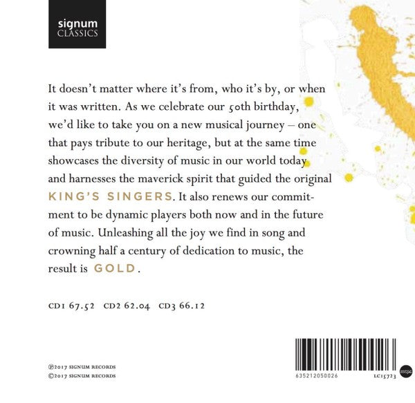 The King's Singers : Gold (3xCD, Comp)