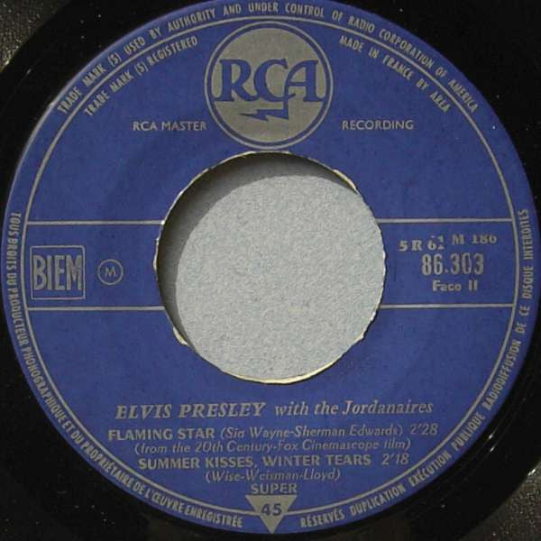 Elvis Presley : Surrender (7", EP)