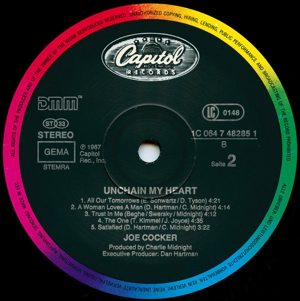 Joe Cocker : Unchain My Heart (LP, Album)