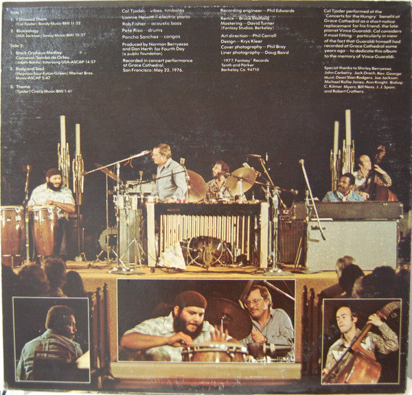 Cal Tjader : At Grace Cathedral (LP, Album, San)