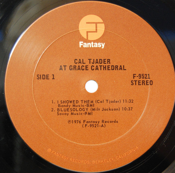 Cal Tjader : At Grace Cathedral (LP, Album, San)