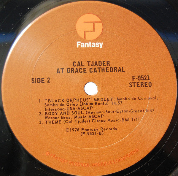 Cal Tjader : At Grace Cathedral (LP, Album, San)