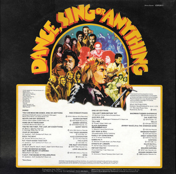 Various : Dance, Sing Or Anything (LP, Comp, Mono)