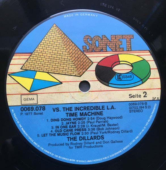 The Dillards : Vs The Incredible L.A. Time Machine  (LP, Album)