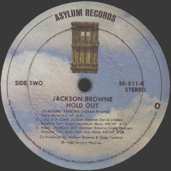 Jackson Browne : Hold Out (LP,Album)