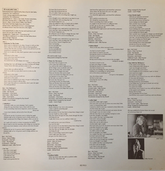 Judie Tzuke : Welcome To The Cruise (LP, Album, Promo)