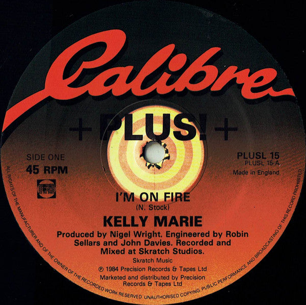 Kelly Marie : I'm On Fire (12", Com)