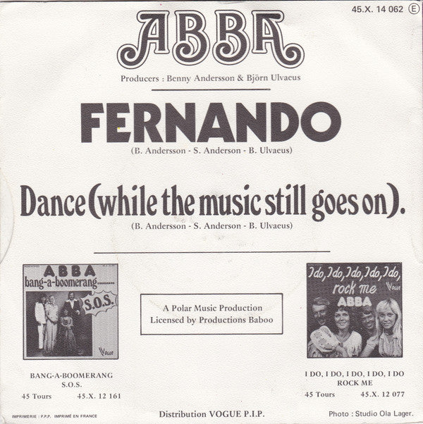 ABBA : Fernando (7", Single)