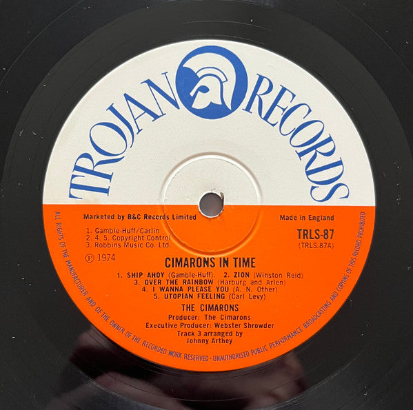 The Cimarons : In Time (LP, Album)