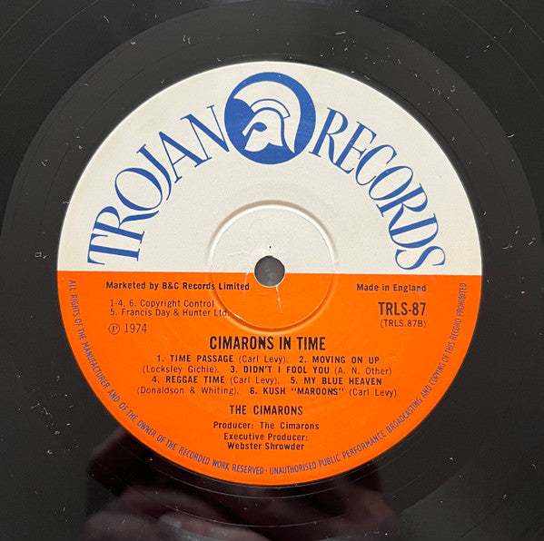 The Cimarons : In Time (LP, Album)