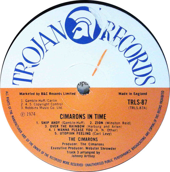 The Cimarons : In Time (LP, Album)