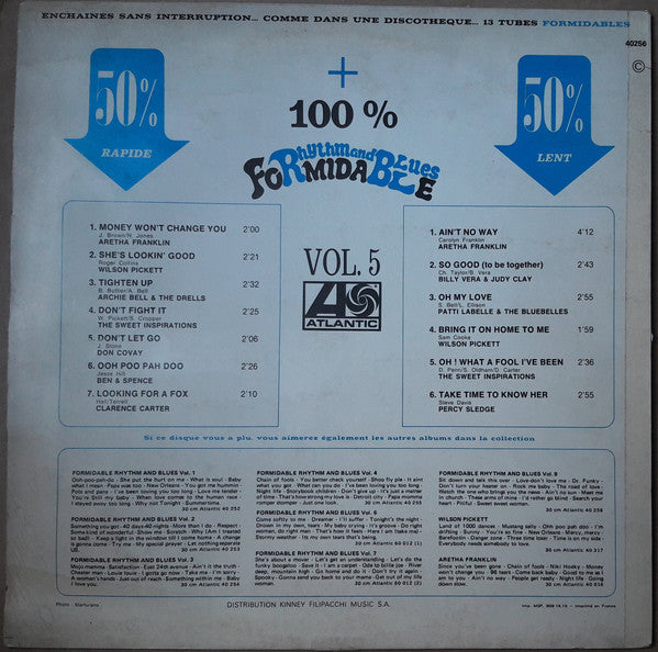 Various : Formidable Rhythm And Blues (Vol. 5) (LP, Comp, MP, RE)