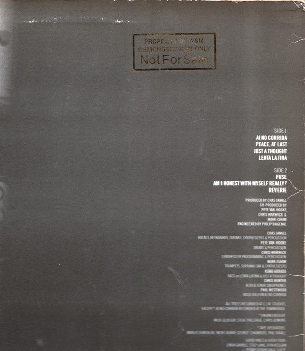 Chas Jankel : Chas Jankel (LP, Album)