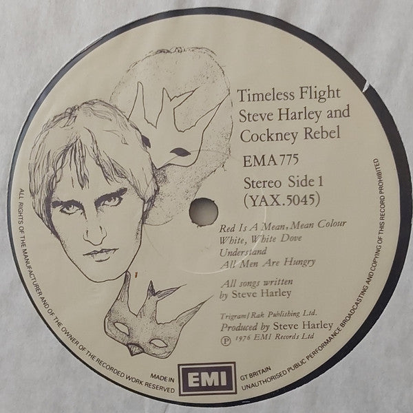 Steve Harley & Cockney Rebel : Timeless Flight (LP, Album, Gat)