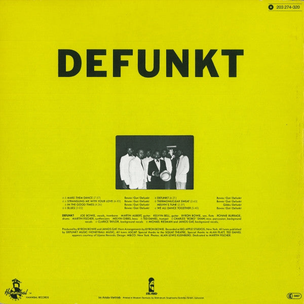 Defunkt : Defunkt (LP, Album, RE)