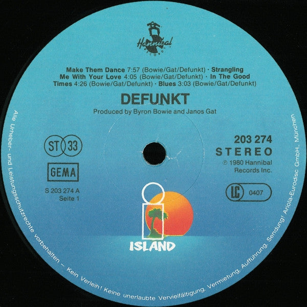 Defunkt : Defunkt (LP, Album, RE)