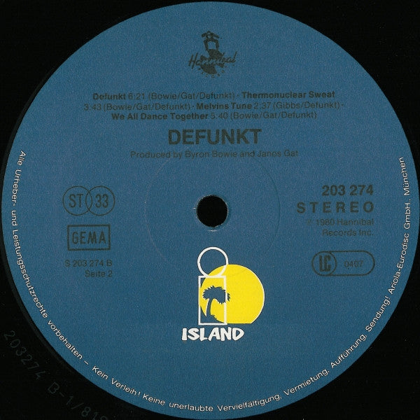 Defunkt : Defunkt (LP, Album, RE)