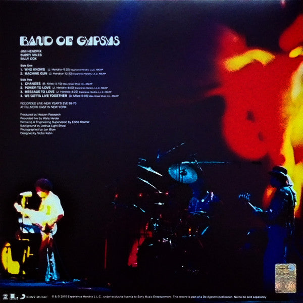 Hendrix* : Band Of Gypsys (LP, Album, RE, Gat)