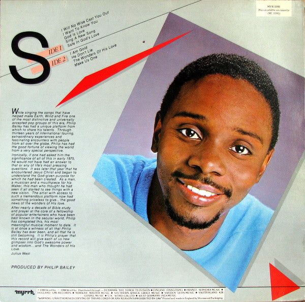 Philip Bailey : The Wonders Of His Love (LP,Album)