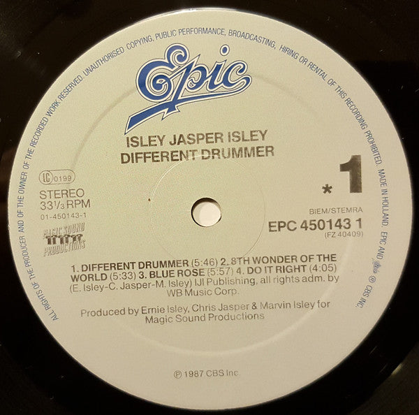 Isley Jasper Isley : Different Drummer (LP, Album)