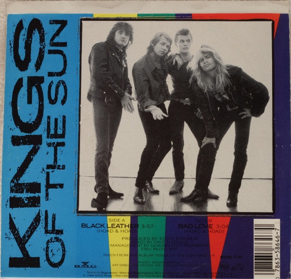 Kings Of The Sun - Black Leather / Bad Love (7", Single) - De Platen Aap – Vinylwinkel in Brielle & online webshop voor muziekliefhebbers