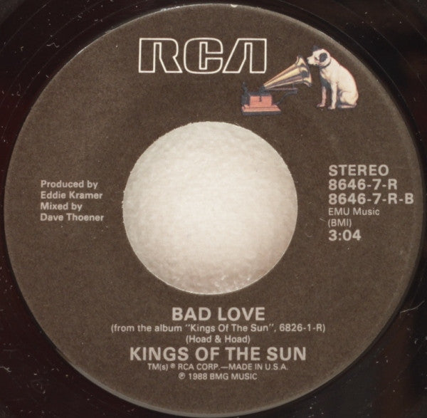 Kings Of The Sun - Black Leather / Bad Love (7", Single) - De Platen Aap – Vinylwinkel in Brielle & online webshop voor muziekliefhebbers