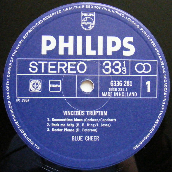 Blue Cheer : Vincebus Eruptum (LP, Album, RE)