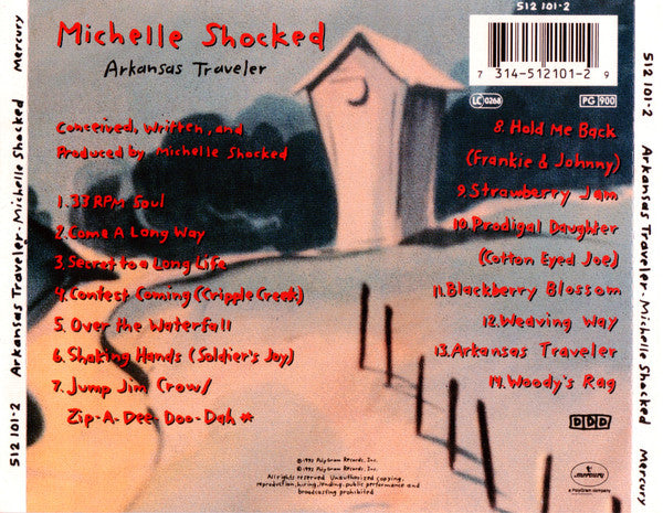Michelle Shocked : Arkansas Traveler (CD, Album)