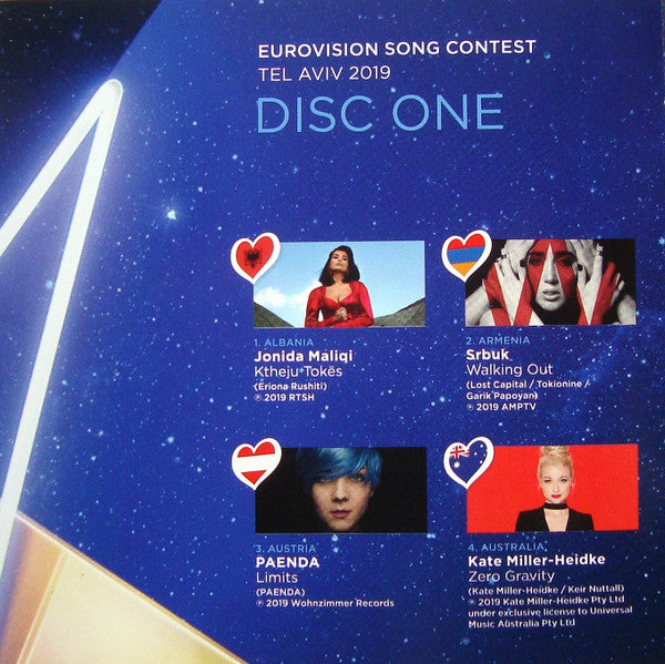 Various : Eurovision Song Contest Tel Aviv 2019 - Dare To Dream (2xCD, Album, Comp)