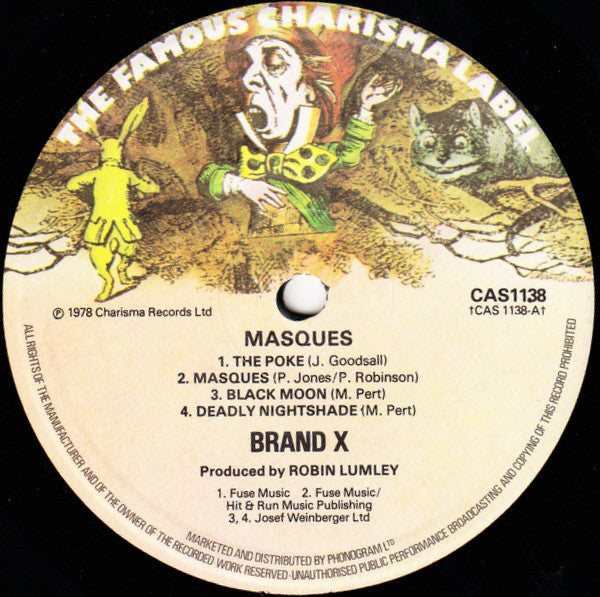 Brand X (3) : Masques (LP, Album)