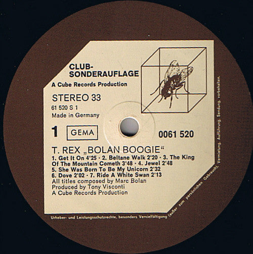 T.Rex* : Bolan Boogie (LP, Comp, Club)