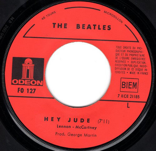 The Beatles : Hey Jude (7", Single, V4A)