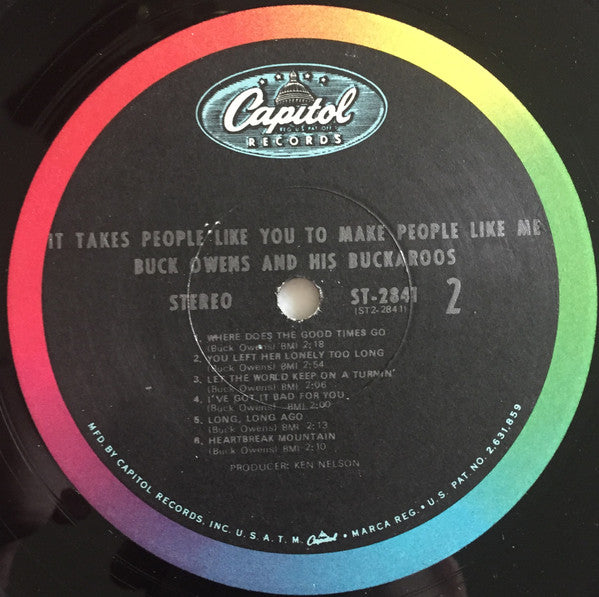 Buck Owens And The Buckaroos* : It Takes People Like You To Make People Like Me (LP, Album)