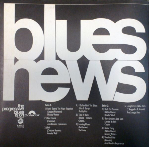 Various : Blues News (LP, Comp, Whi)