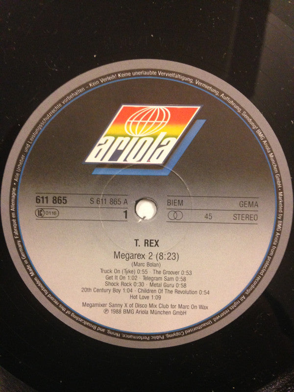 T. Rex : Megarex 2 (12", Maxi, RE)
