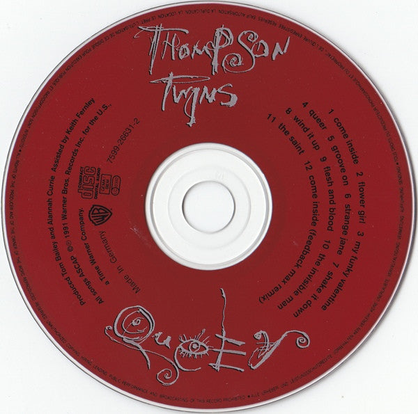 Thompson Twins - Queer (CD, Album) - De Platen Aap – Vinylwinkel in Brielle & online webshop voor muziekliefhebbers