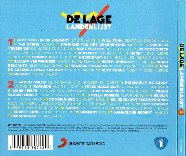 Various : De Lage Landenlijst 3 (2xCD, Comp)