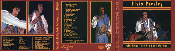 Elvis Presley - Old Times They Are Not Forgotten (CD, RP, Unofficial) - De Platen Aap – Vinylwinkel in Brielle & online webshop voor muziekliefhebbers