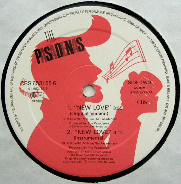 Pasadenas, The : Enchanted Lady (12",Maxi-Single,45 RPM)
