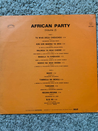 Various : African Party N° 2 (LP,Compilation)
