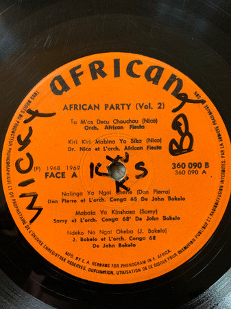 Various : African Party N° 2 (LP,Compilation)