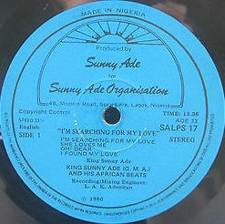 King Sunny Ade G.M.A. And His African Beats* : Searching For My Love (LP, Album)