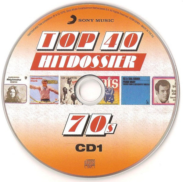 Various : Top 40 Hitdossier 70s (5xCD, Comp, TEX)