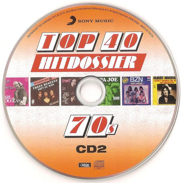 Various : Top 40 Hitdossier 70s (5xCD, Comp, TEX)