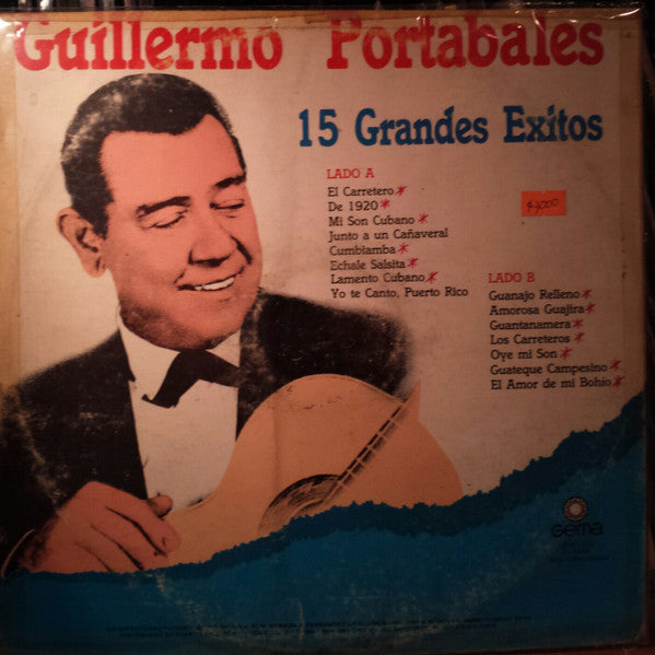 Guillermo Portabales : 15 Grandes Exitos (LP, Comp)